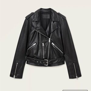 All Saints Balfern Leather Biker Jacket